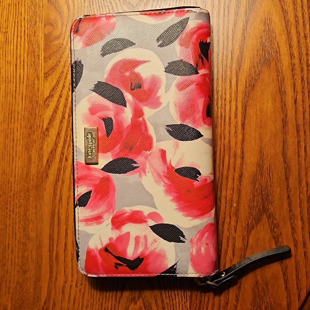 KATE SPADE ZIP AROUND WALLET LONG WALLET